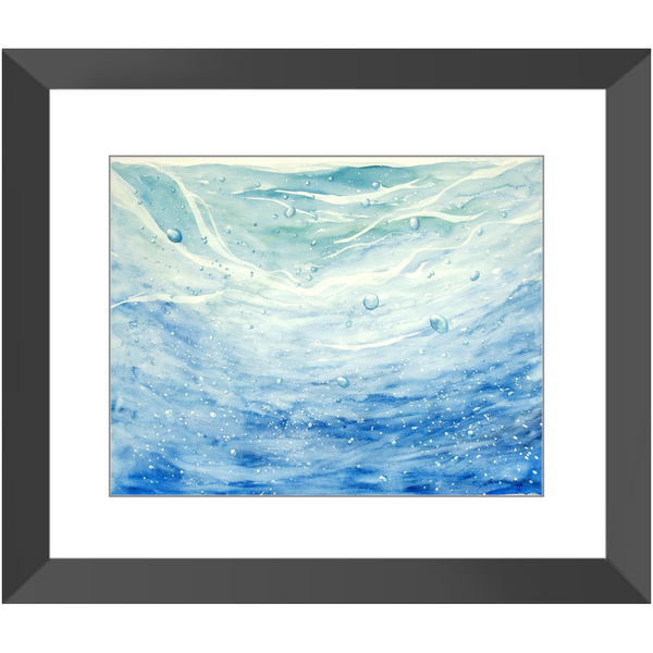 Framed Art Print - “Water Turbulence #1”
