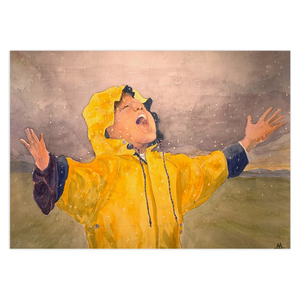 Box of 10 Note Cards - "Play in the Rain"
