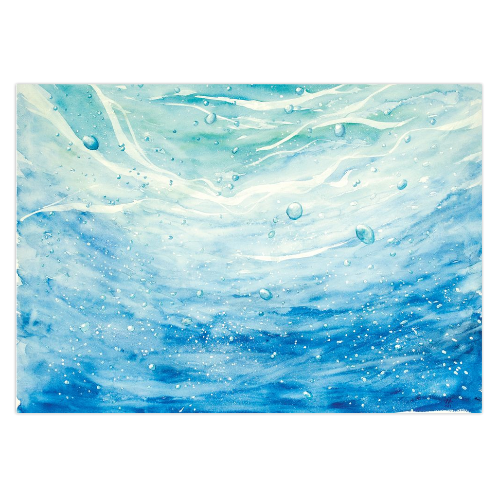 Box of 10 Note Cards  - “Water Turbulence #1”