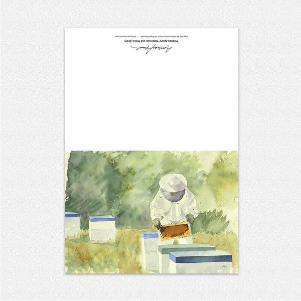 Box of 10 Note Cards - "Meadow Apiary"