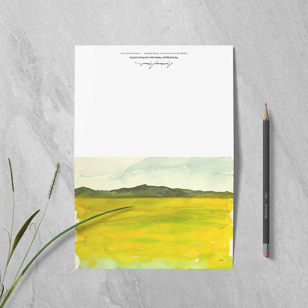 Box of 10 Note Cards - "Super Bloom Number Four, Carrizo Plain"